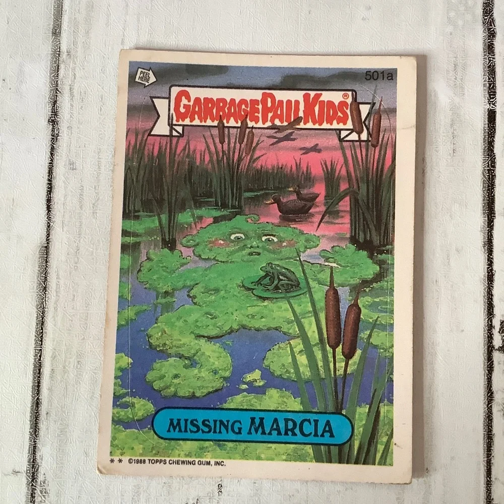 Garbage Pail Kids Topps Series 13 #501a Missing Marcia